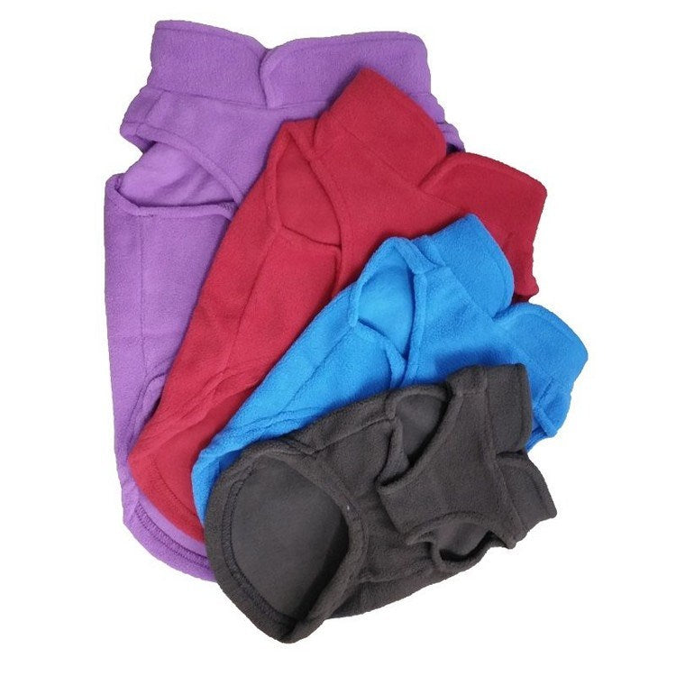 Fleece Pet Puppy Coat Jacket Vest Apparel