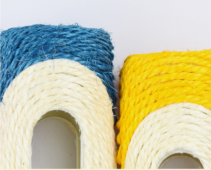 Three Piece Sisal Drum Pet Interactive Toy Set