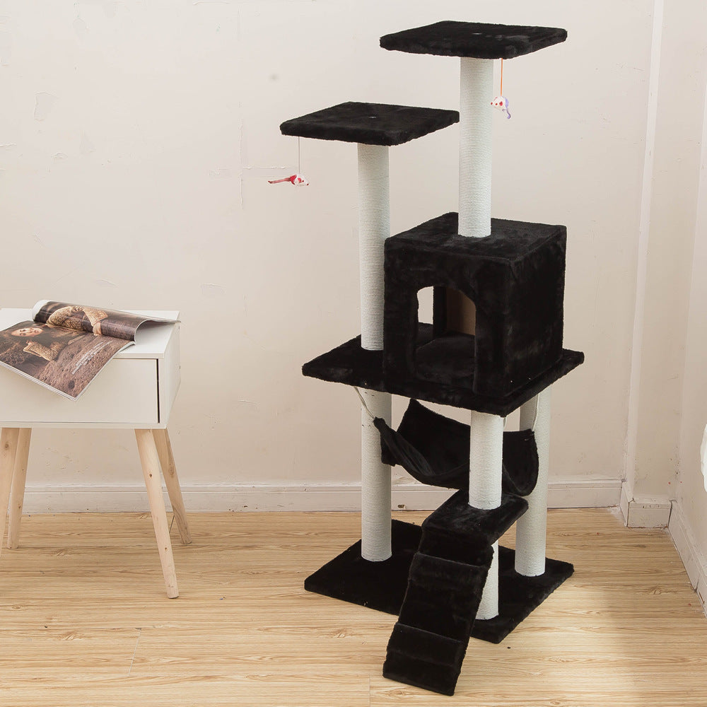 Multi Level Pet Climbing Frame And Activity Toy