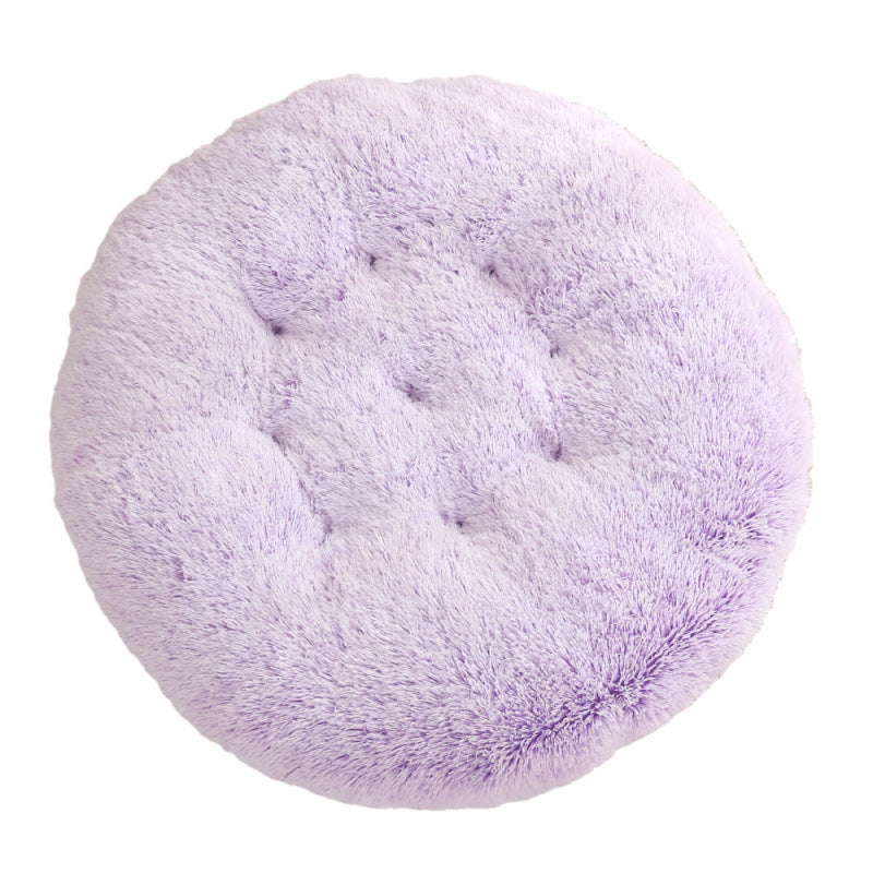 Pet Round Plush Warm Sleep Mat Bed