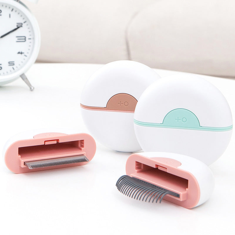 Pet Steel Grooming Comb And Stripping Brush For Matted Hair