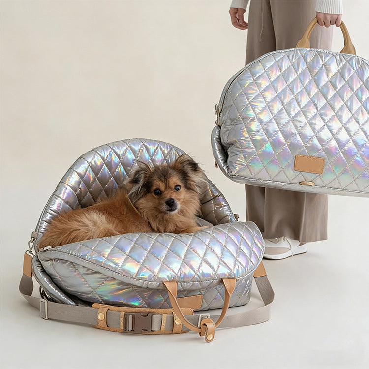 Portable Foldable Pet Carrier Bag For Travel Use