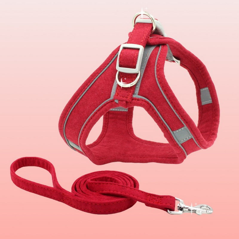 Pet Vest Type Chest Harness Leash