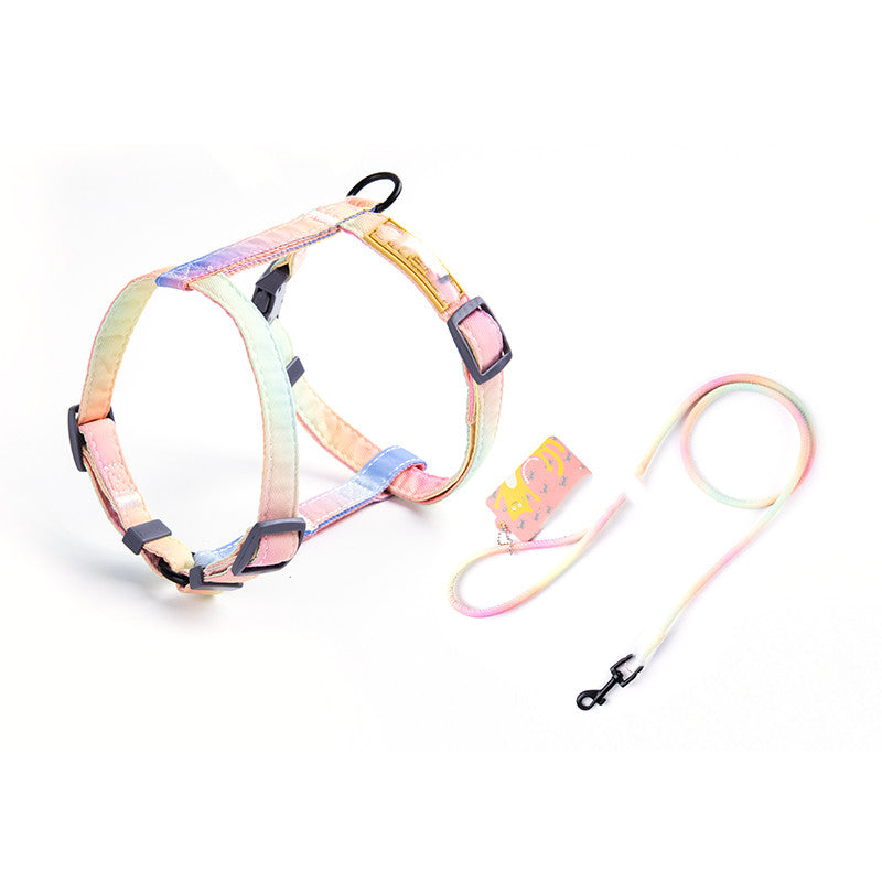 Pet Anti Escape Fashion Harness Leash Set