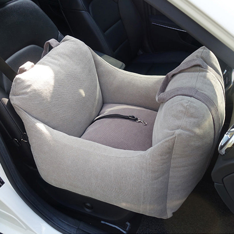 Pet Waterproof Portable Car Seat Carrier Basket Breathable Travel Seat