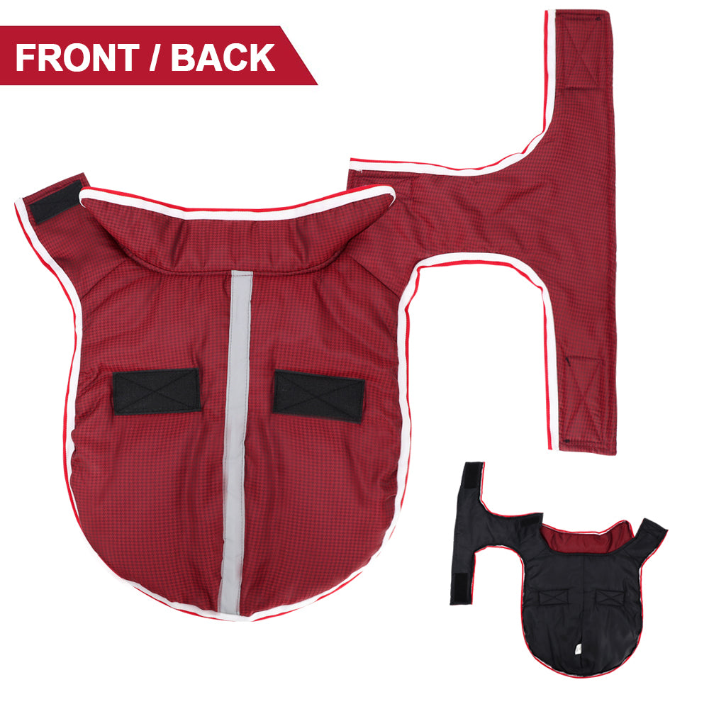 Autumn Winter Warm Pet Waterproof Leisure Jacket Apparel
