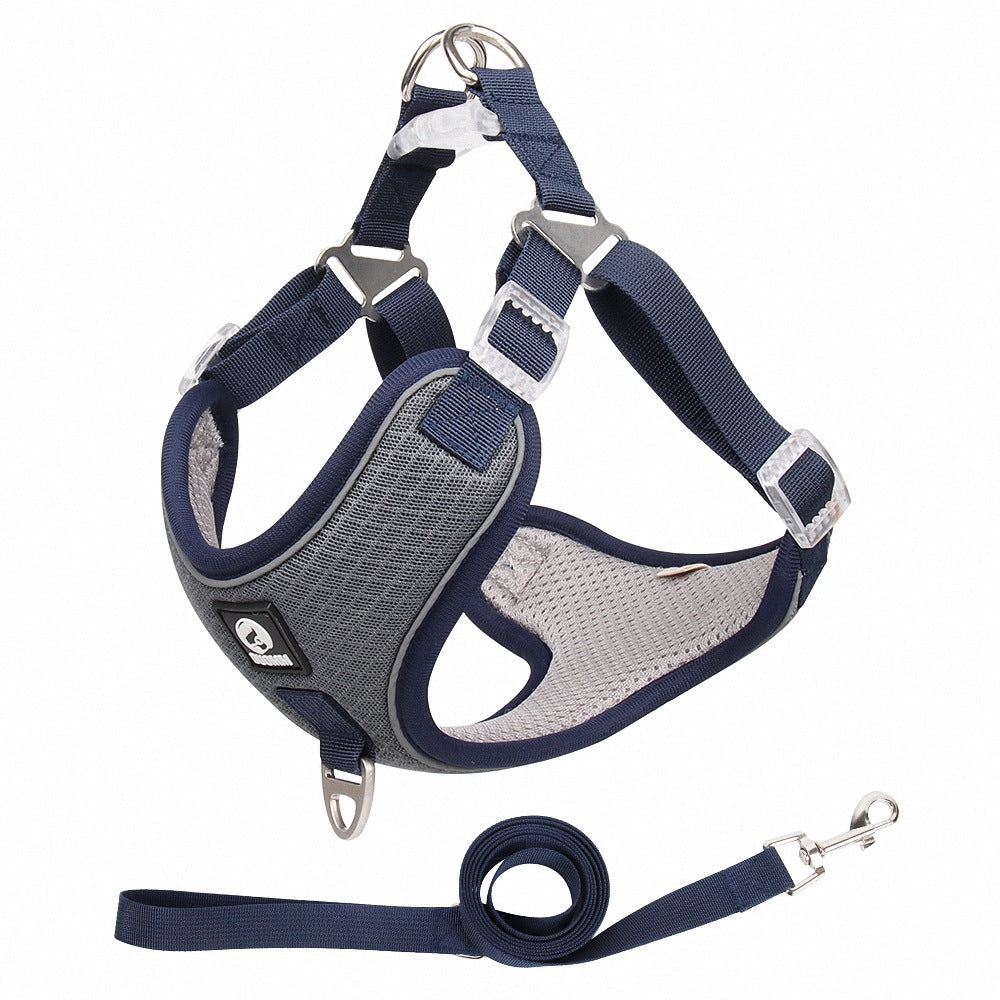 Pet Breathable Adjustable Harness Leash