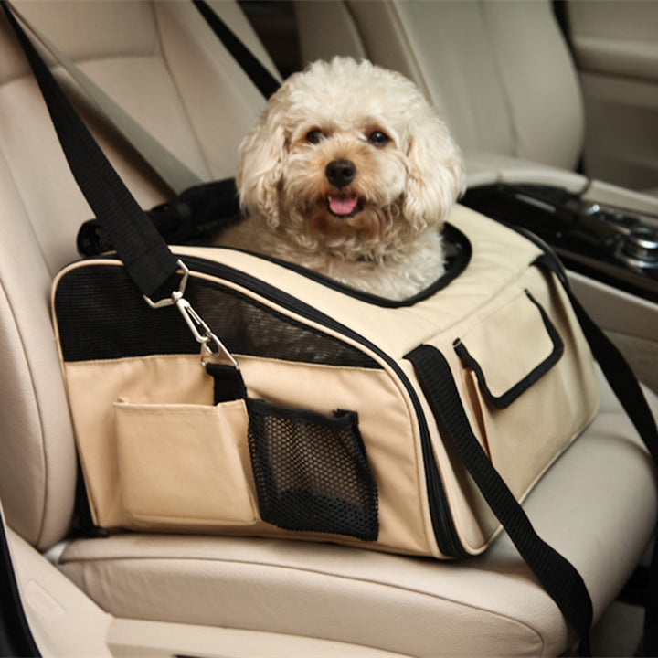 Foldable Pet Car Seat Carrier Hammock Travel Bag