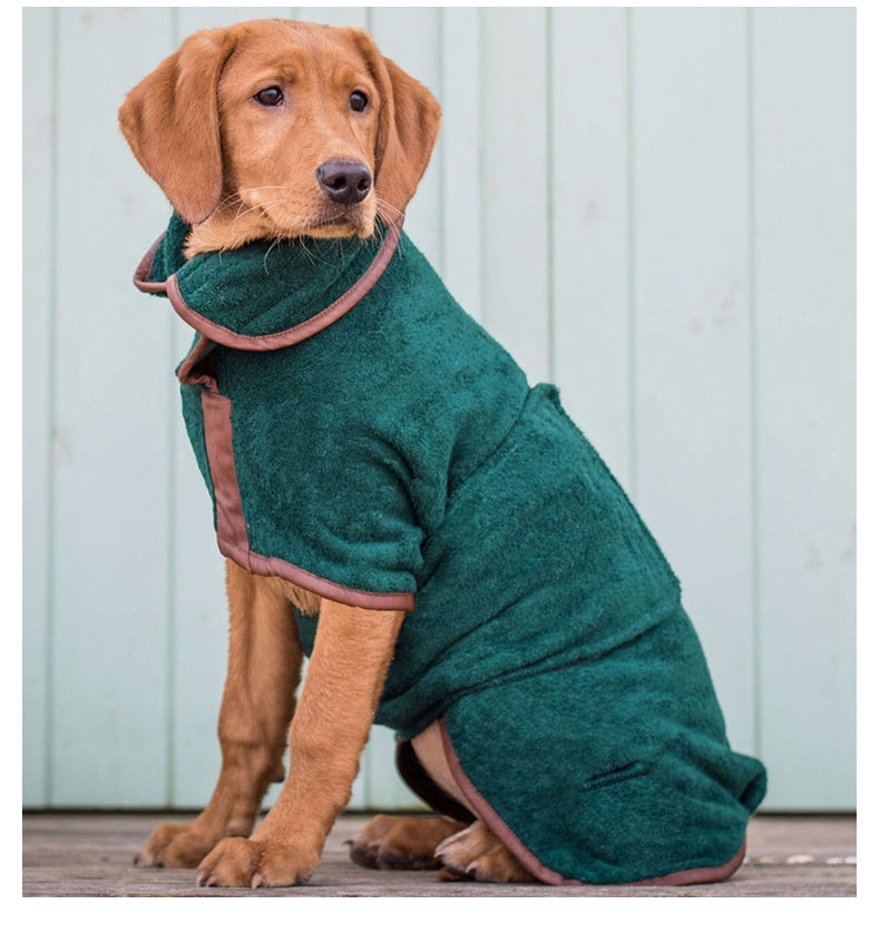 Quick Dry Pet Absorbent Bath Towel Clothing Wrap