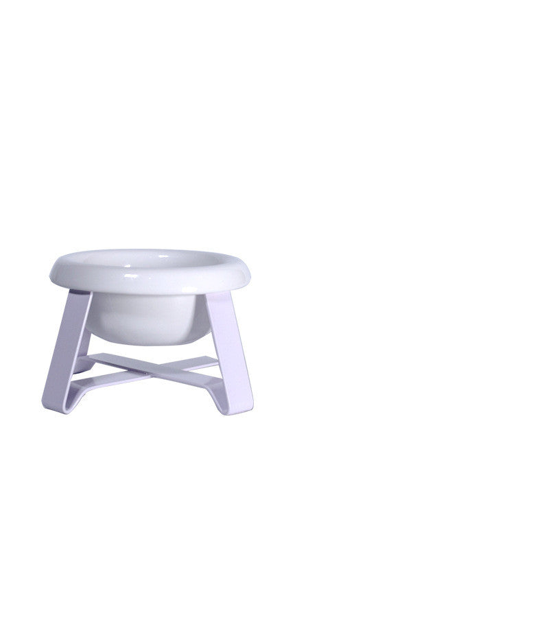 Pet Anti Slip Iron Stand 2 In 1 Feeding Bowl Set
