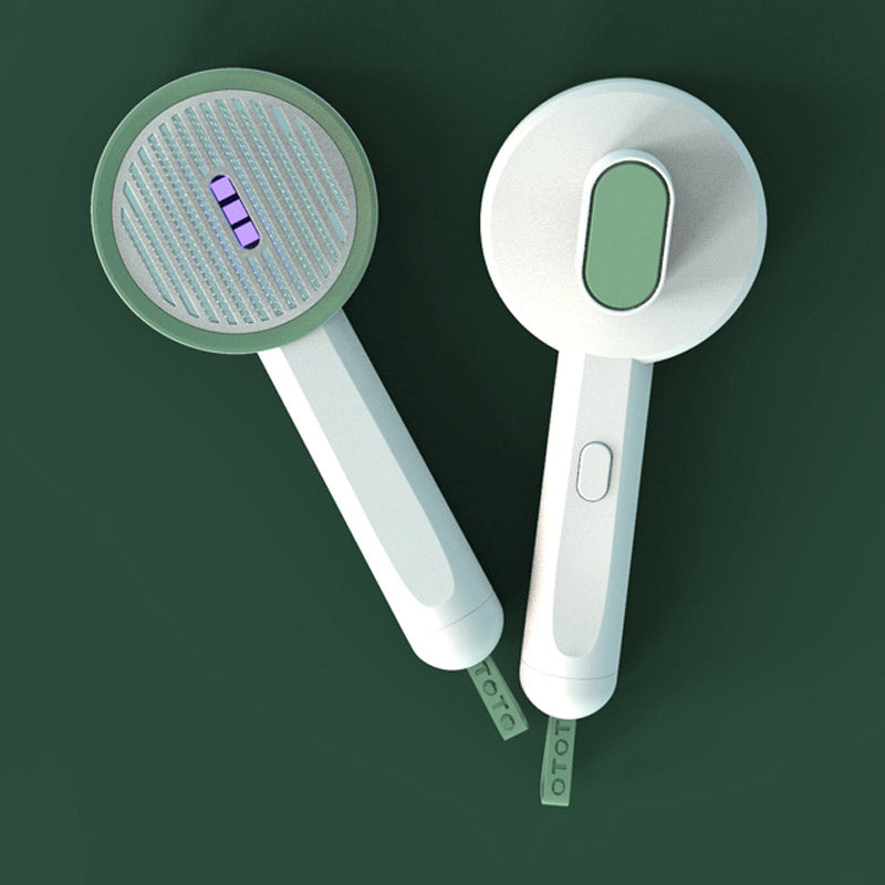 2 In 1 Pet Grooming Comb UVC Hair Detector Brush