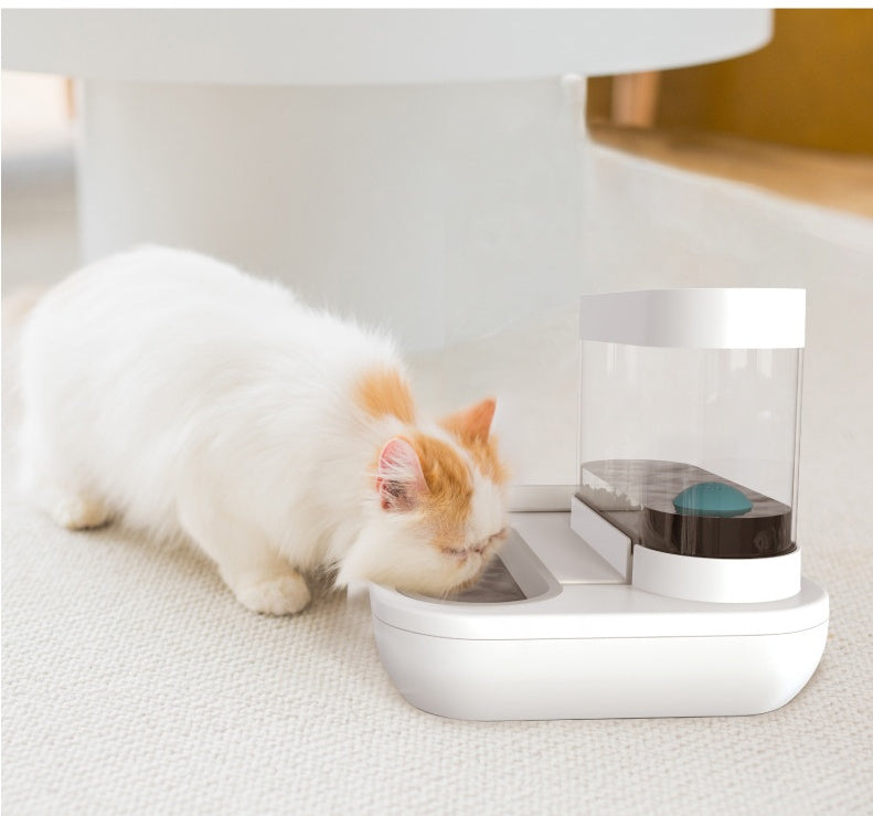 Automatic Pet Drinking Fountain 1.5L Feeder Bowl System