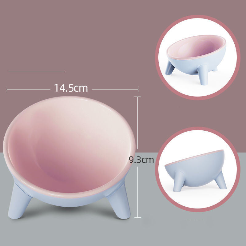 Nordic Style Pet Bowl With Stand Feeding Dish Accessories