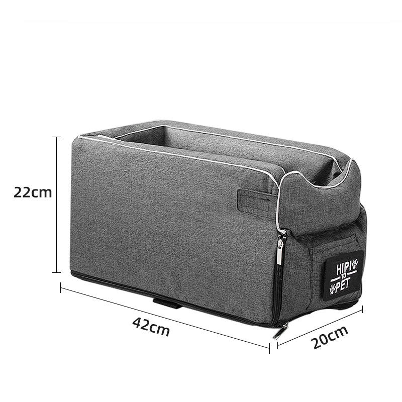 Car Travel Pet Seat Bed Carrier With Safety Design
