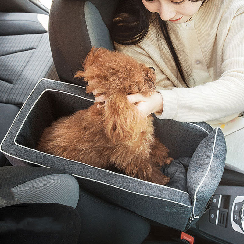 Car Travel Pet Seat Bed Carrier With Safety Design