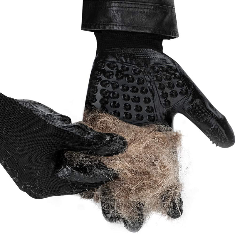 Soft Rubber Pet Grooming Glove Hair Remover Brush