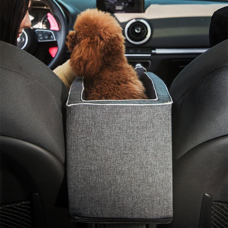 Car Travel Pet Seat Bed Carrier With Safety Design