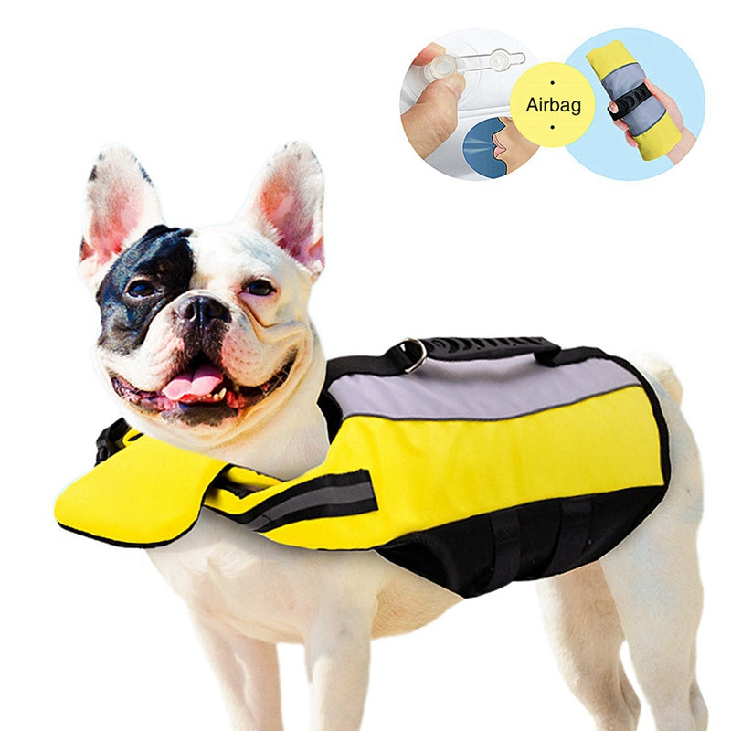 Reflective Nylon Pet Airbag Life Jacket Safety Apparel