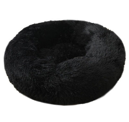 Soft Thick Cotton Plush Round Comfortable Pet Bed