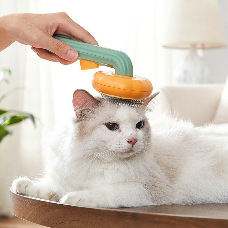 Self Cleaning Pet Slicker Grooming Brush For Loose Fur Removal