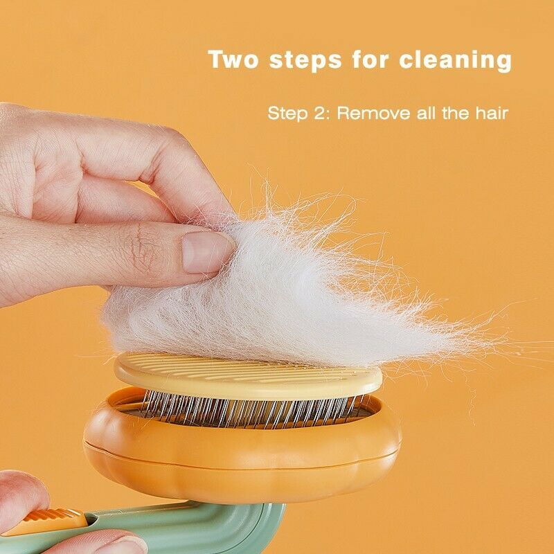 Self Cleaning Pet Slicker Grooming Brush For Loose Fur Removal
