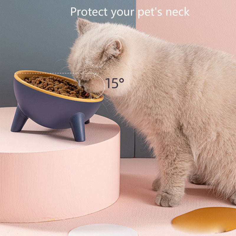 Nordic Style Pet Bowl With Stand Feeding Dish Accessories