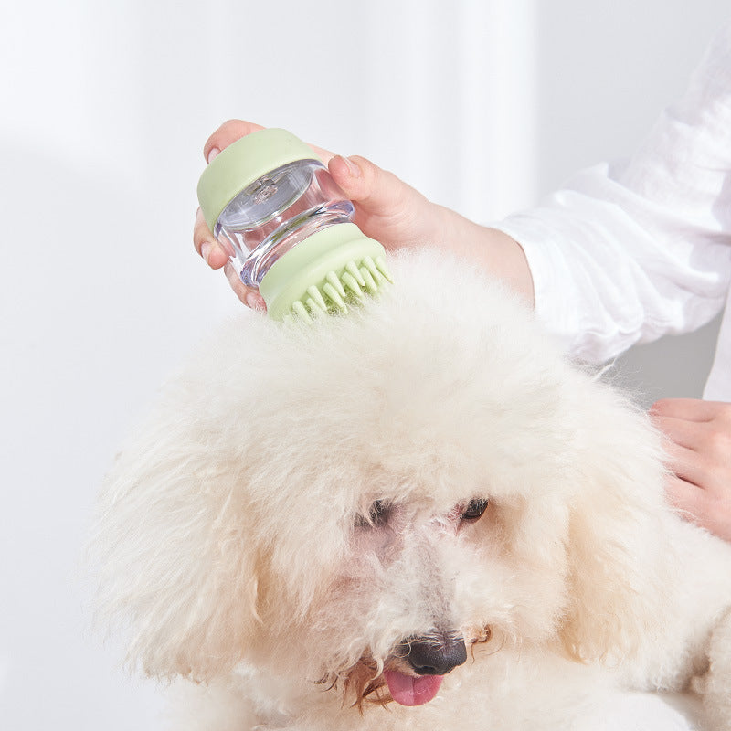 Multifunctional Pet Bath Massage Comb Grooming Tool