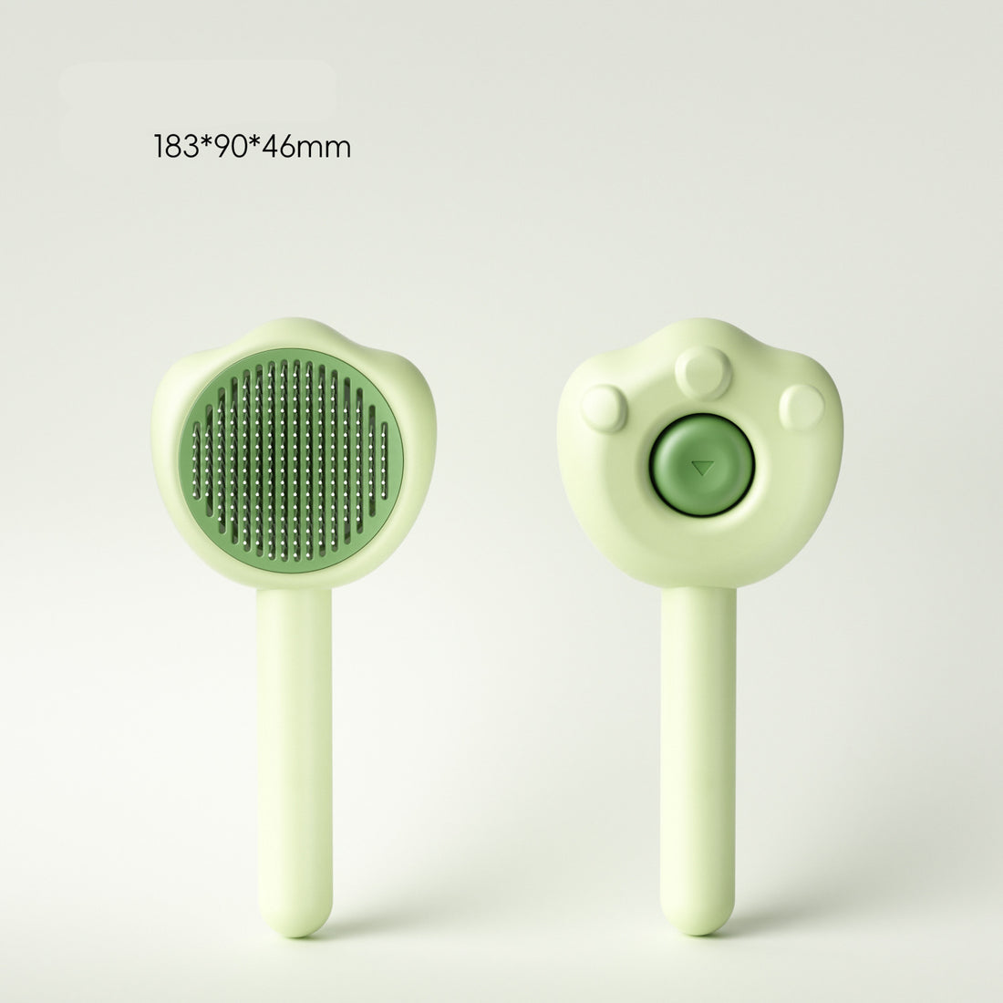 Self Cleaning Pet Hair Remover Grooming Comb Cute Handle Brush