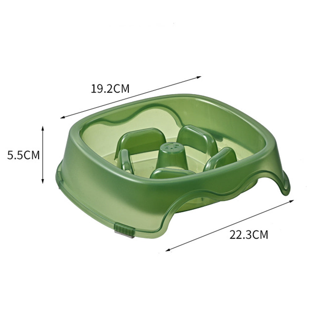 Anti-Suffocation Slow Feeding Pet Water Bowl Feeding Plate