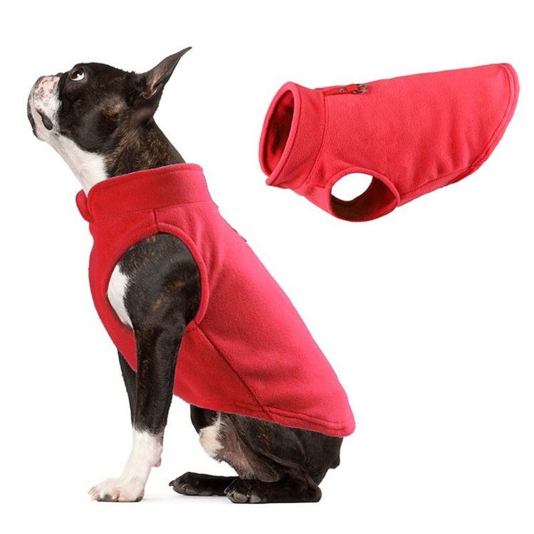 Fleece Pet Puppy Coat Jacket Vest Apparel