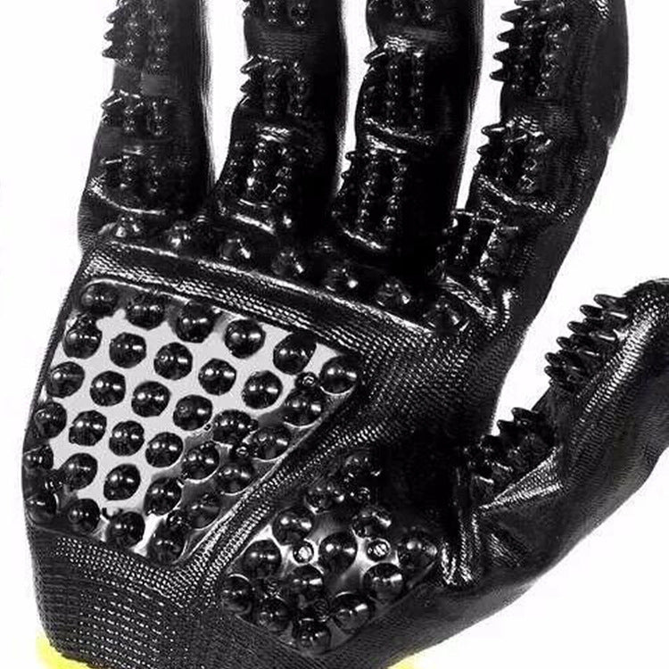 Soft Rubber Pet Grooming Glove Hair Remover Brush