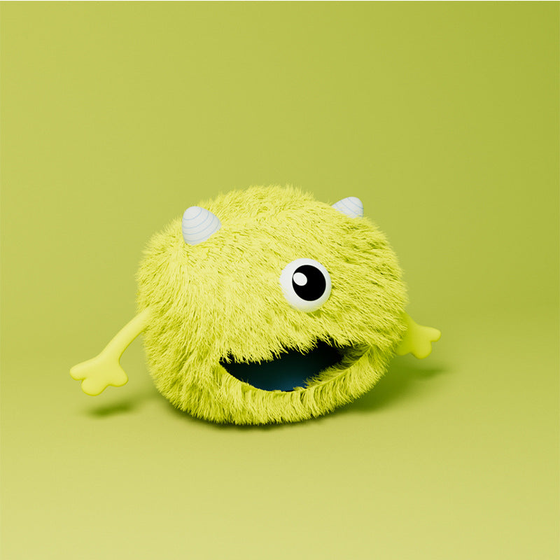 Pet Machine Washable Fluffy Round Calming Plush Bed