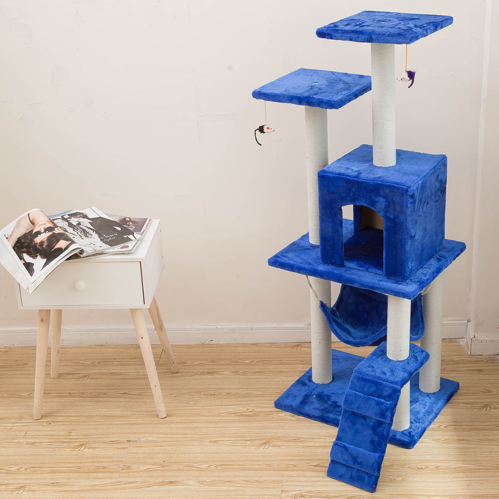 Multi Level Pet Climbing Frame And Activity Toy
