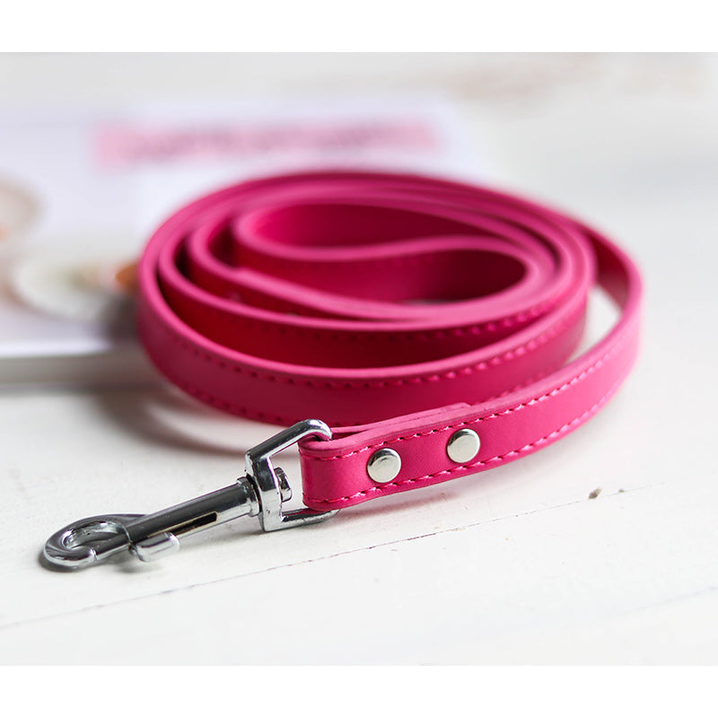 Pet Adjustable Leash And Collar Outdoor Control Set