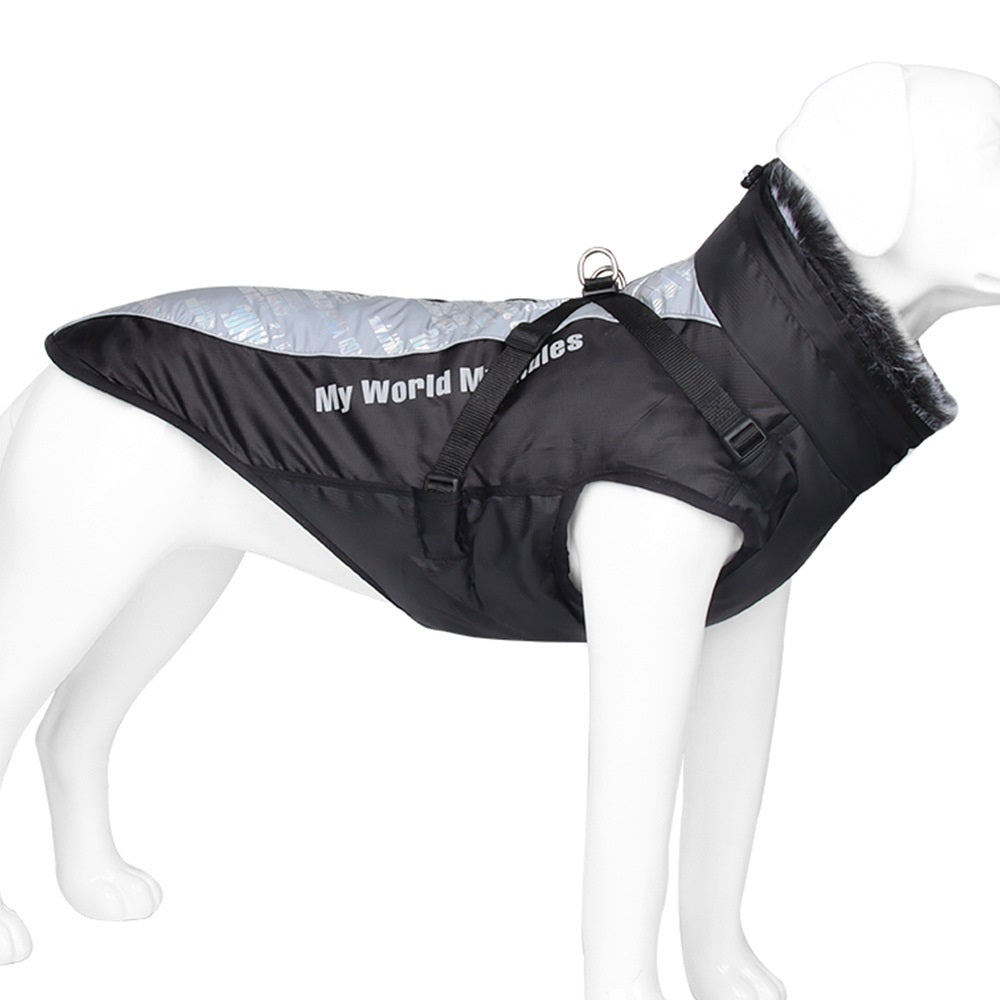 Warm Waterproof Reflective Pet Shell Jacket Clothing Apparel