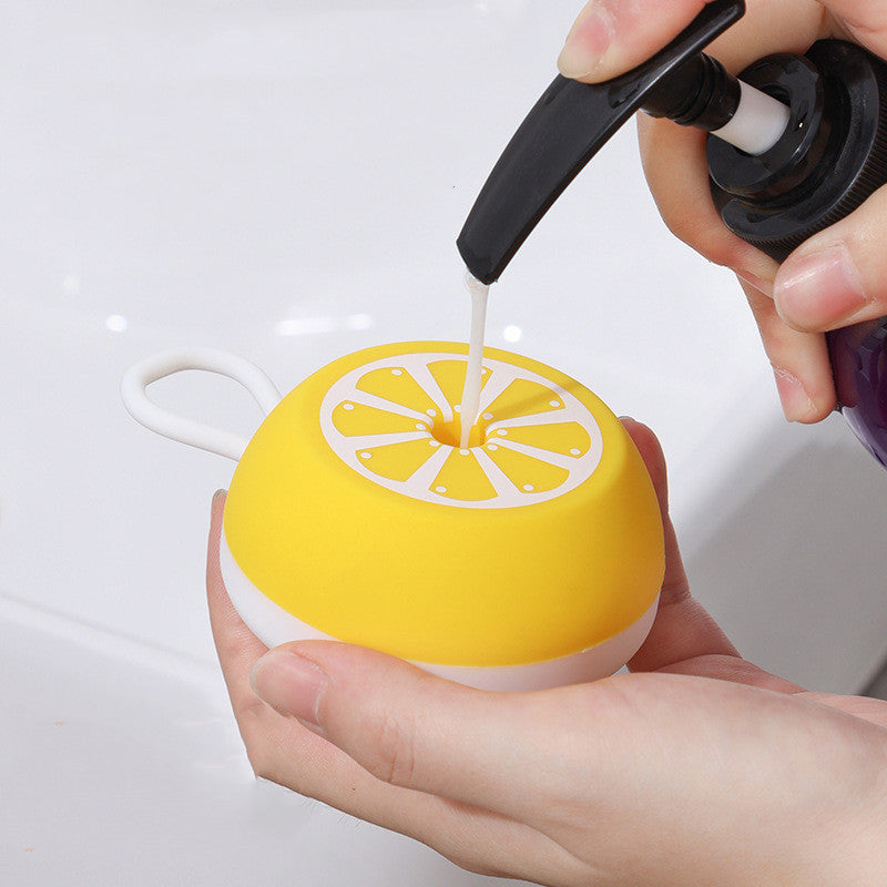 2 In 1 Pet Bath Massage Comb Silicone Grooming Tool