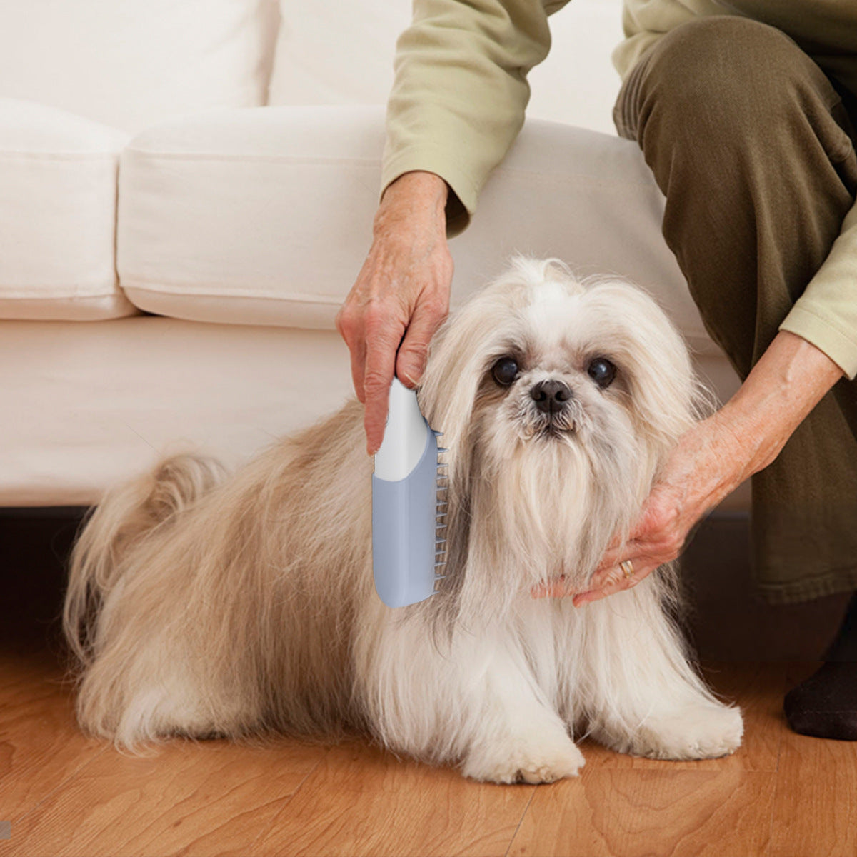 Silicone Pet Massage Grooming Brush Hair Removal Tool