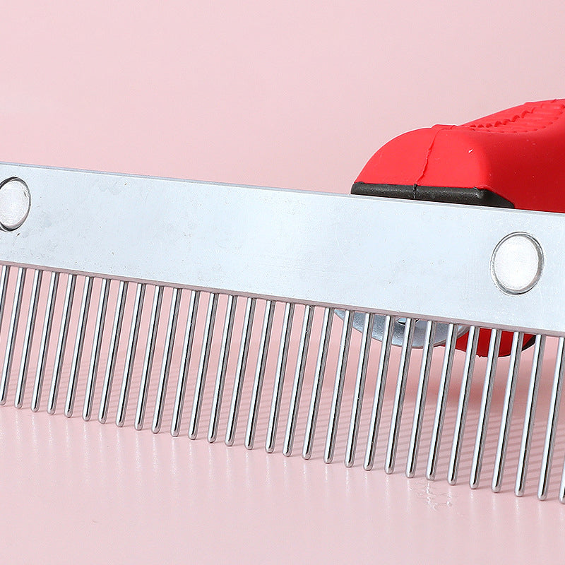 Extra Large Pet Rake Comb Deshedding Grooming Brush
