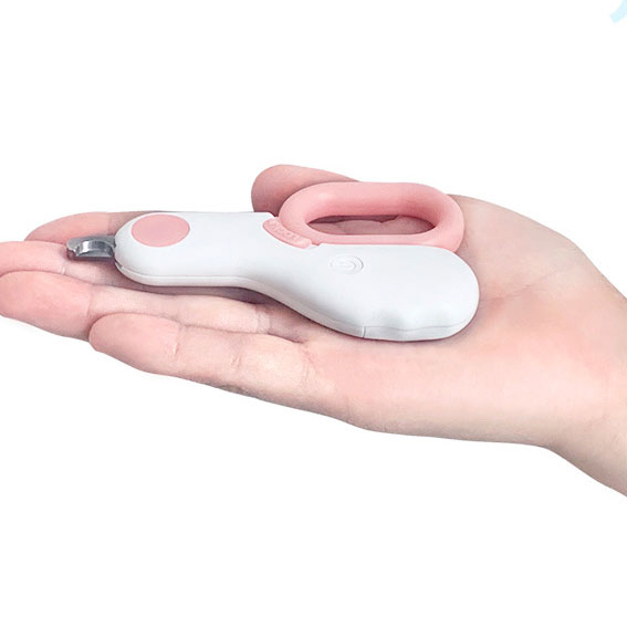 LED Light Pet Mini Nail Trimmer ABS Grooming Tool