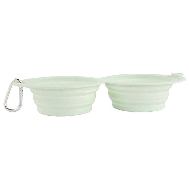 Pet Silicone Foldable Portable Feeding Bowl