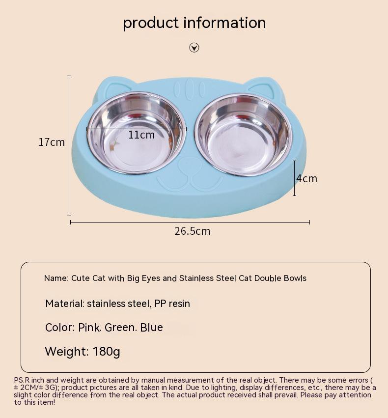 Pet Feeding And Drinking Water Rice Basin Bowl