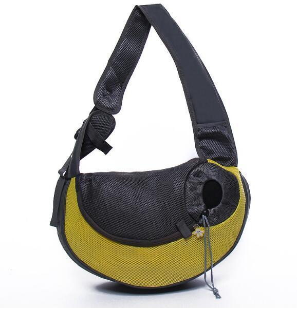Pet Mesh Oxford Shoulder Travel Carrier Sling Bag