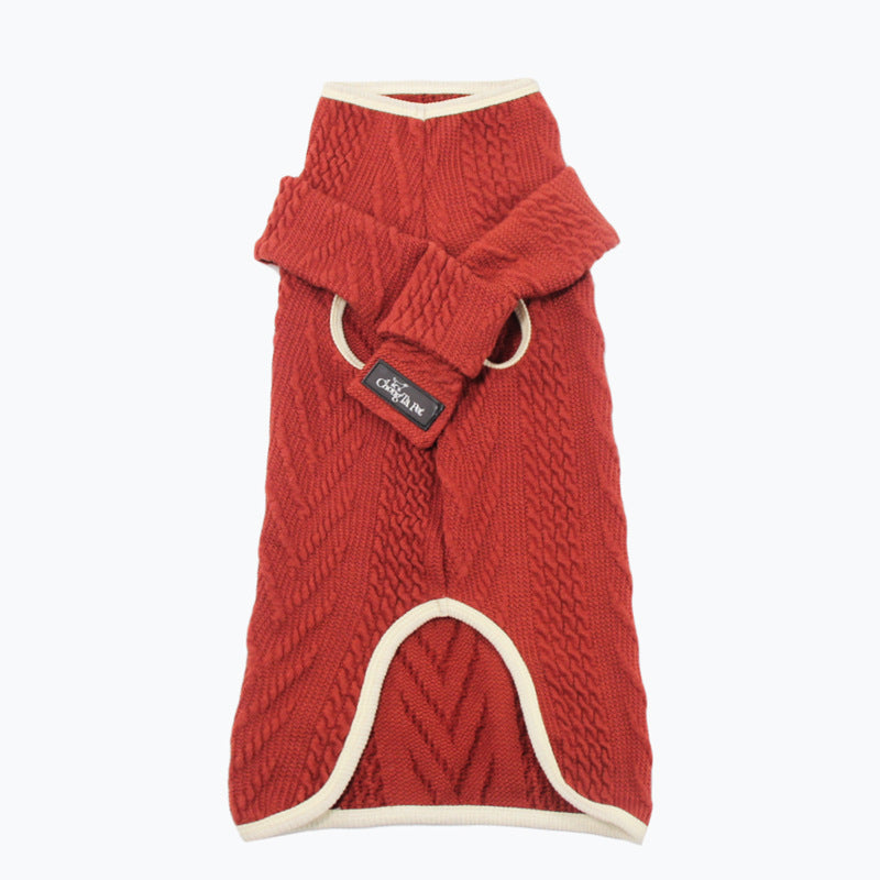 Vintage Twist Pet Sweater Clothing Apparel