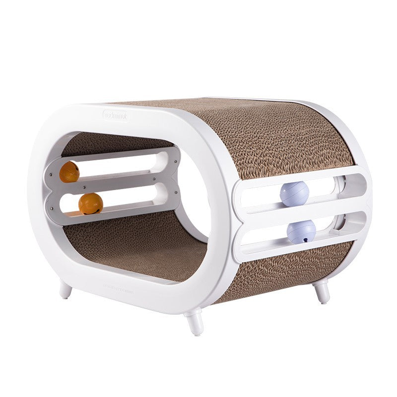 Villa Style Pet Scratch Board Nest And Play Toy