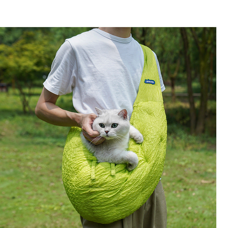 Pet Portable Shoulder Diagonal Warm Carrier Bag