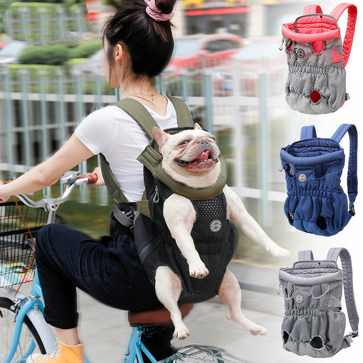 Breathable Mesh Pet Carrier Backpack Shoulder Travel Bag