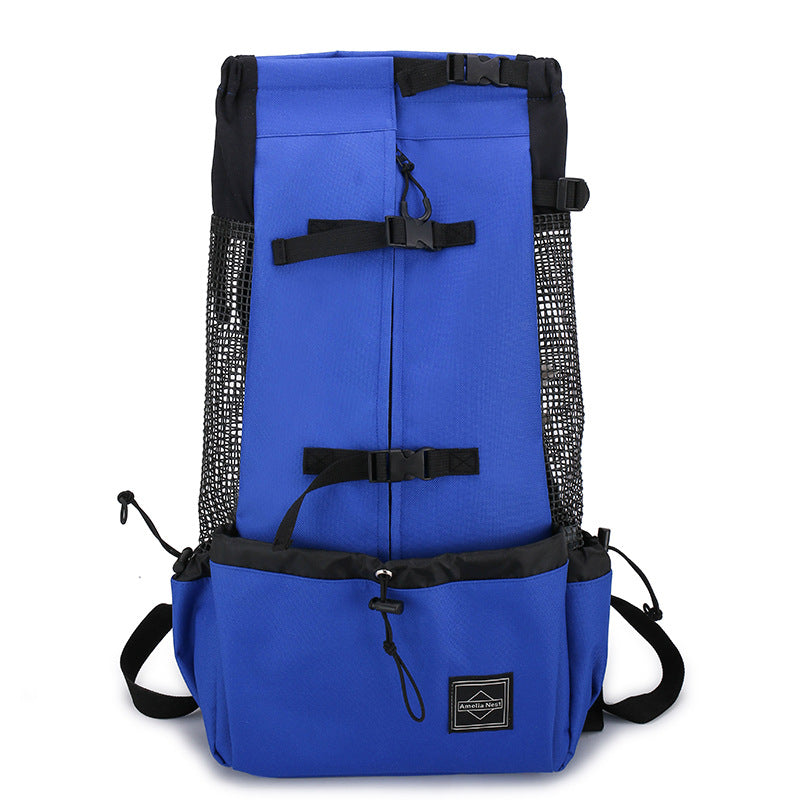 Double Shoulder Pet Carrier Backpack For Outdoor Travel Bag