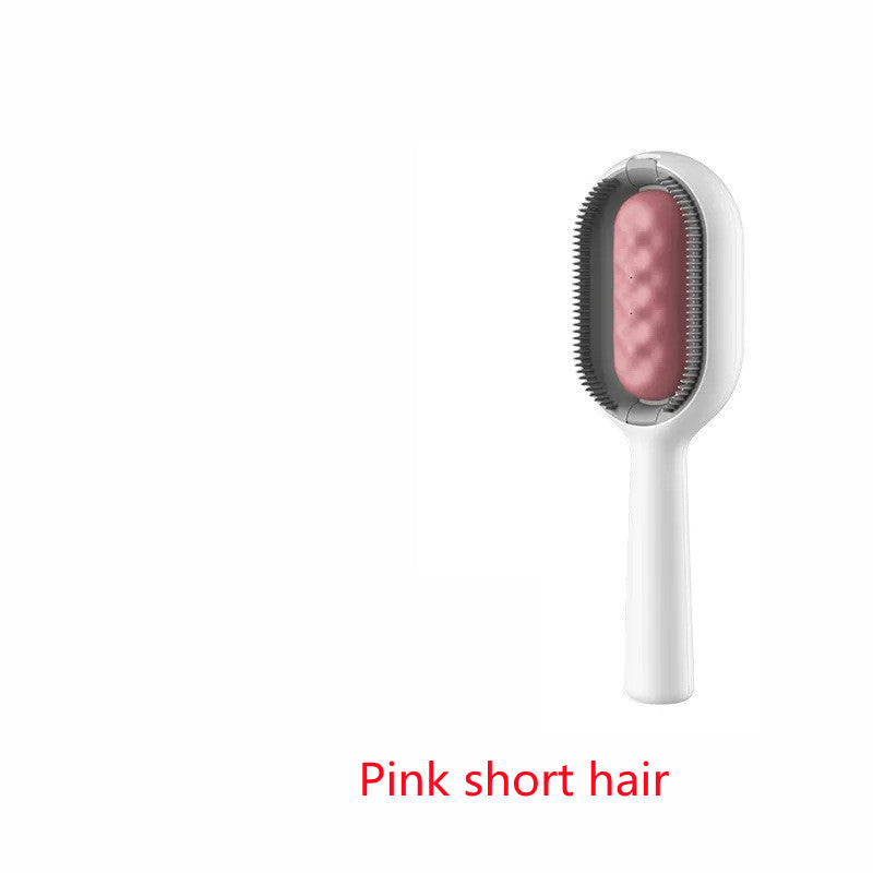Pet Grooming Brush Dematting Comb With Hair Collection Tank