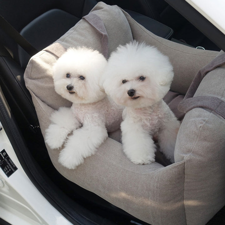 Pet Waterproof Portable Car Seat Carrier Basket Breathable Travel Seat
