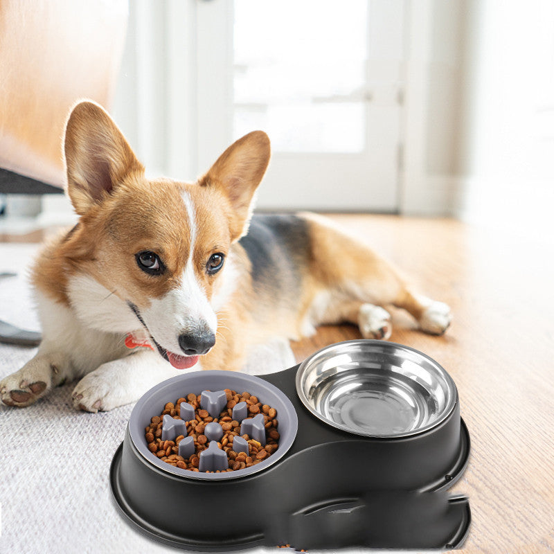 Pet Removable Slow Feeding Anti Choking Bowl